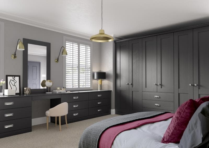 Lucca Legno Graphite Bedroom